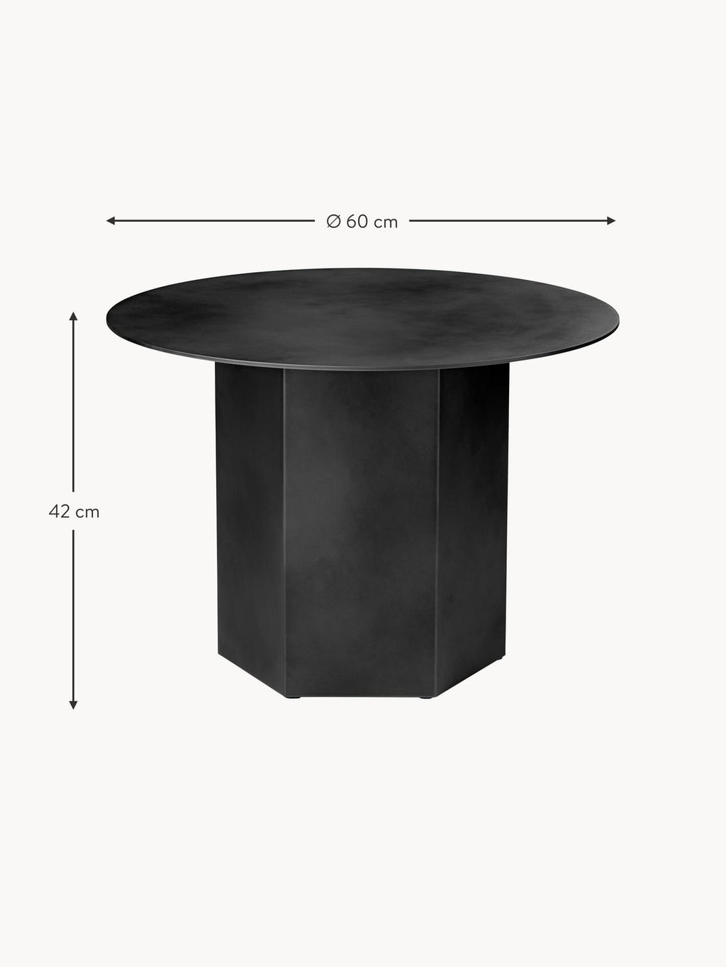 Erbanno Coffee Table - Round, Ø60, Steel