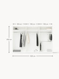 Tremosine Modular Hinged Door Wardrobe, 300 cm Wide — available in several sizes