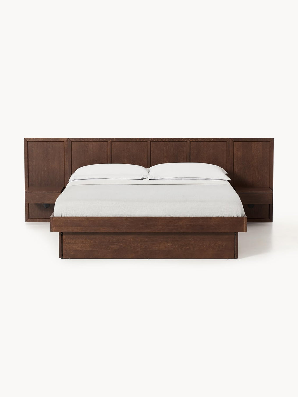 Torno Wooden Bed with Drawers Tables and Headboard