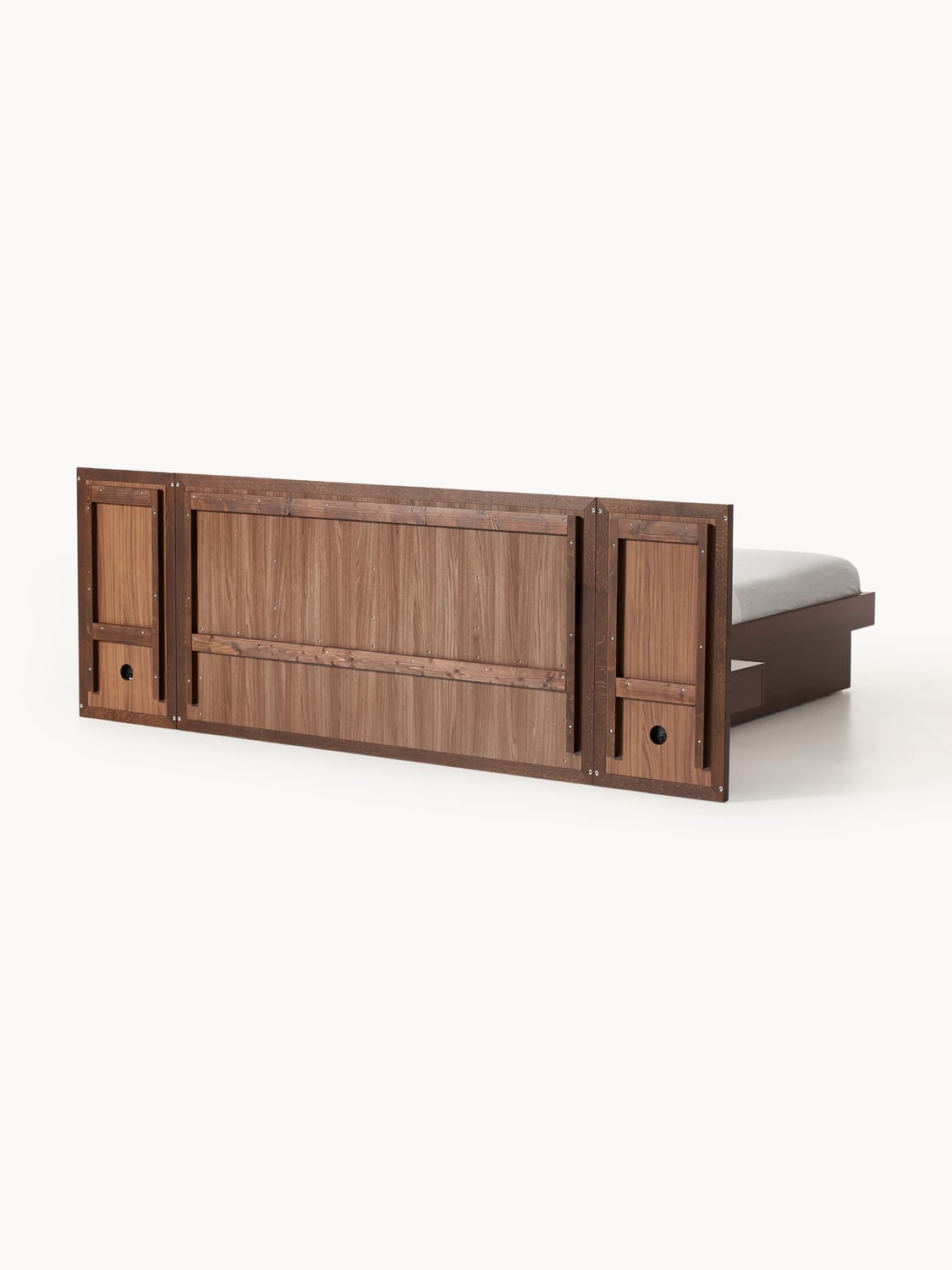 Torno Wooden Bed with Drawers Tables and Headboard
