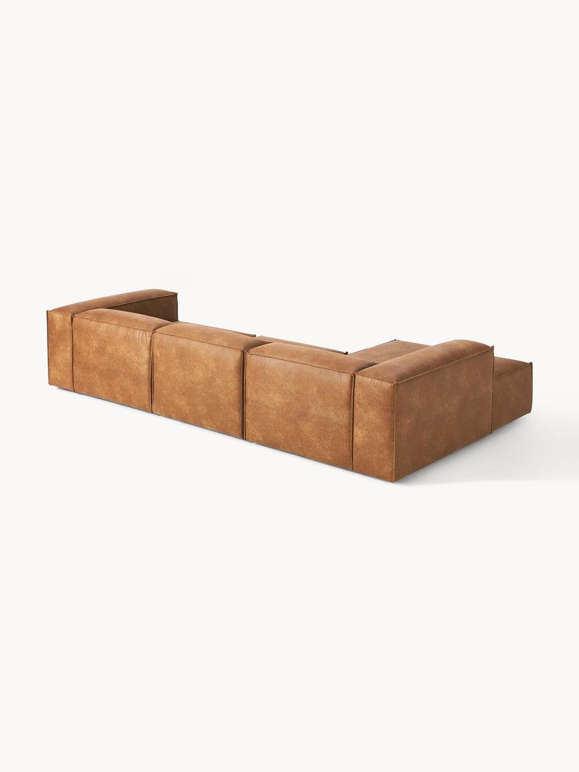 Tavordo Modular Leather Corner Sofa (4-seater)
