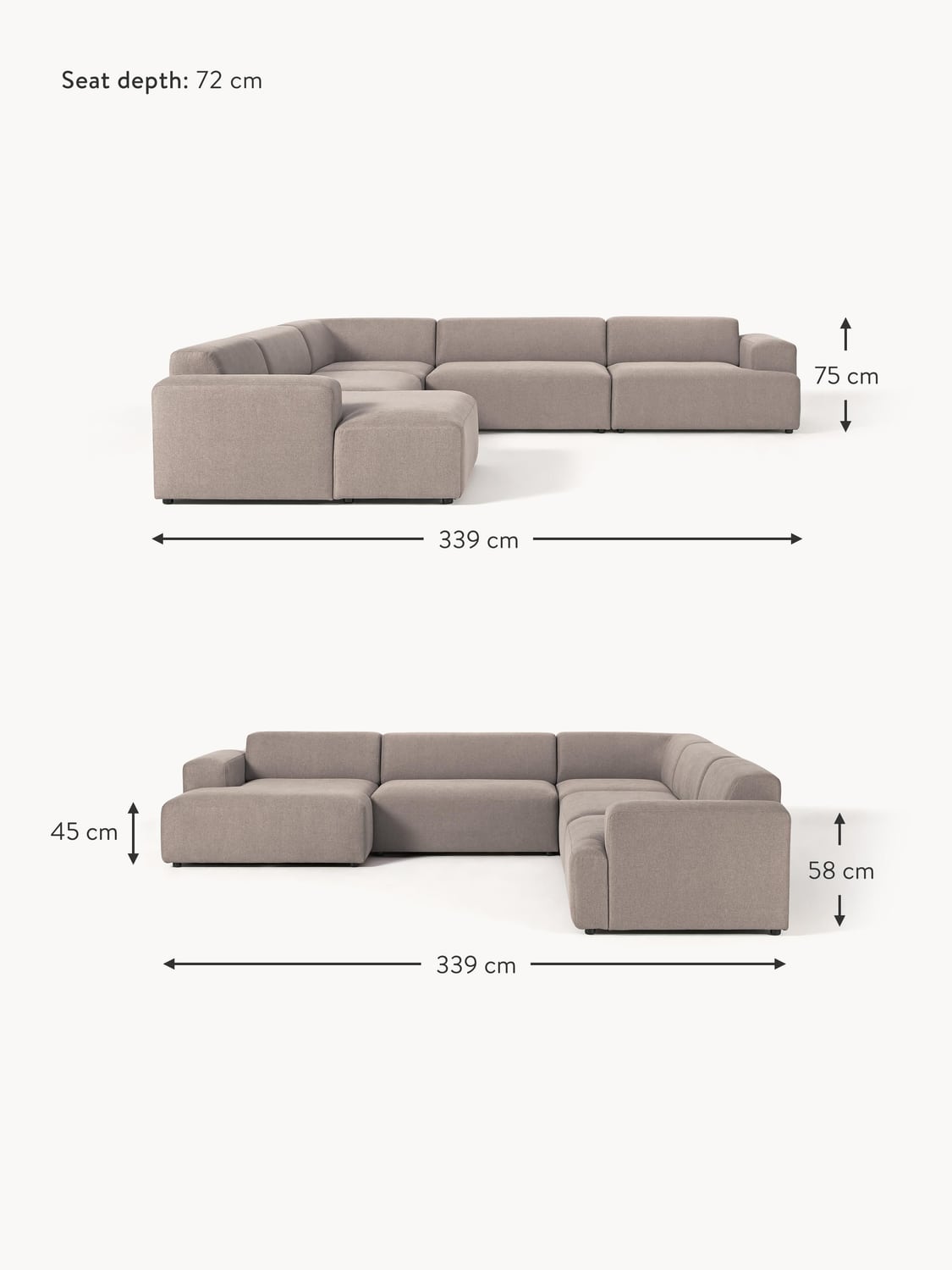 Gravedona XL Corner Sofa