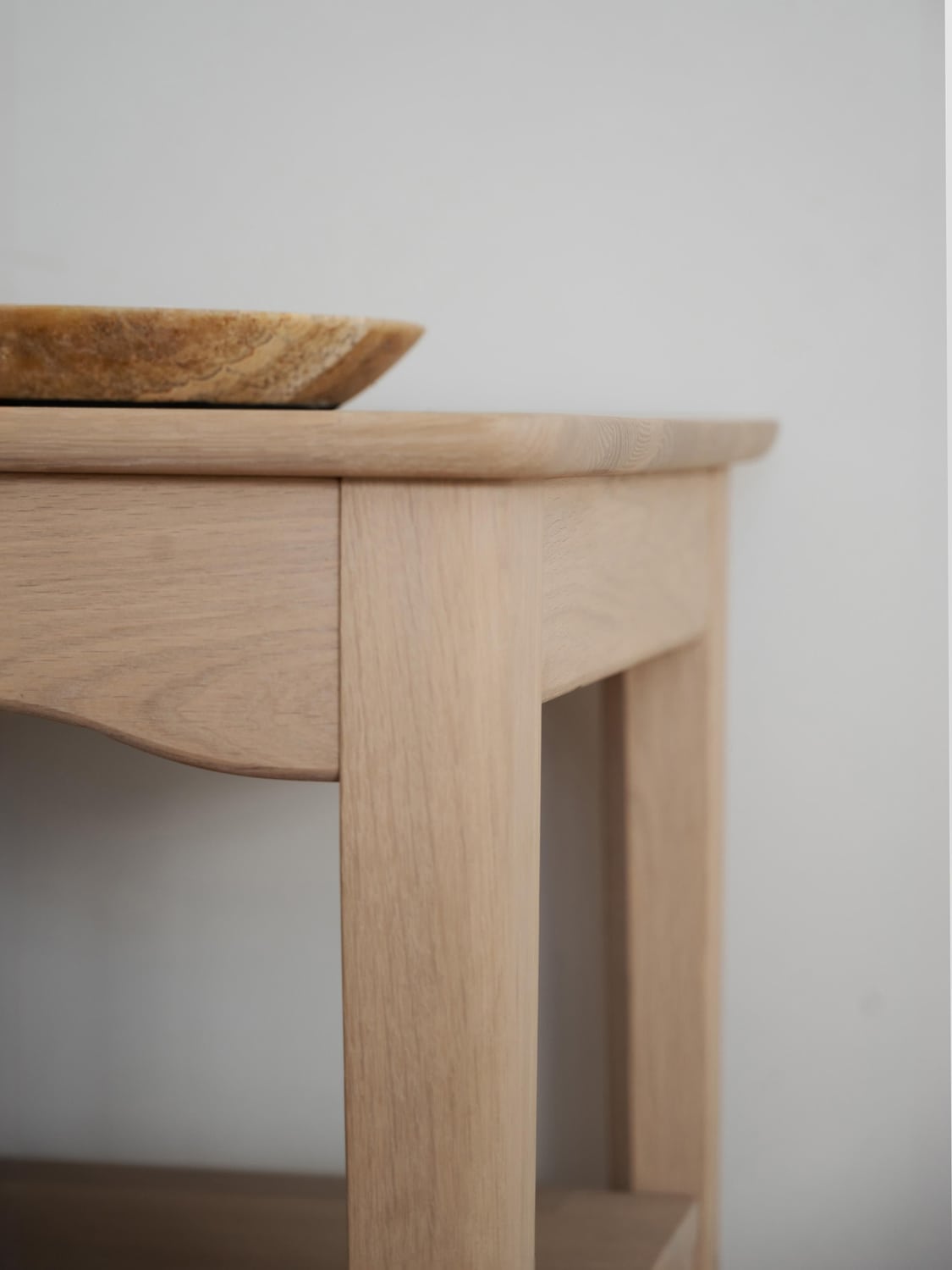 Ossuccio Oak Wood Console Table