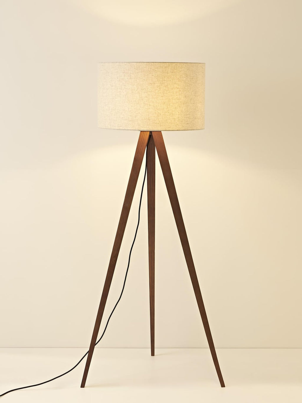 Faggeto Solid Wood Tripod Floor Lamp