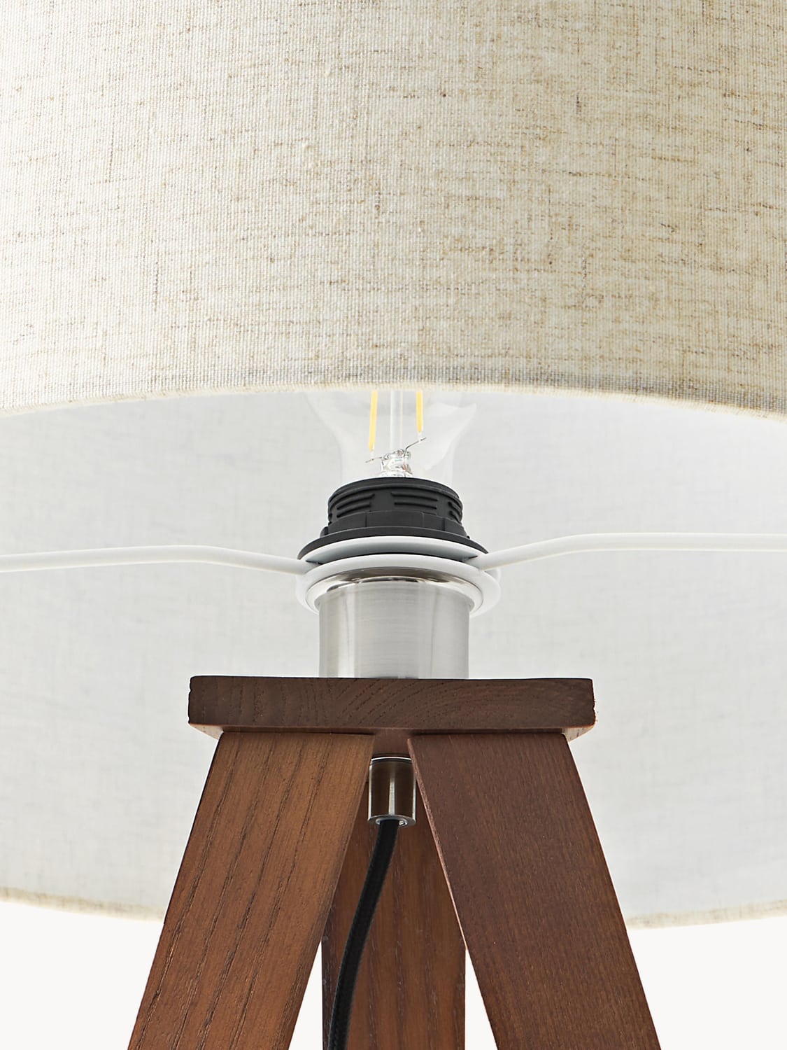 Faggeto Solid Wood Tripod Floor Lamp