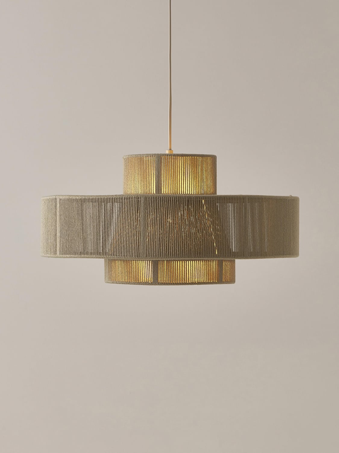 Tremosine Large Linen Thread Pendant Light