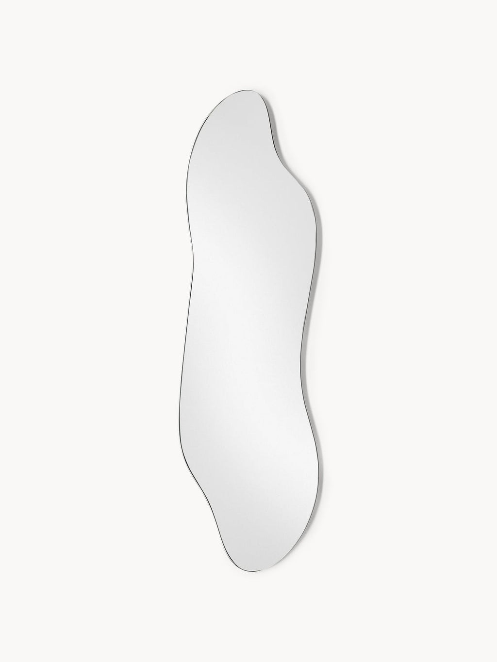 Luisago Frameless Full-Length Wall Mirror in an Organic Shape