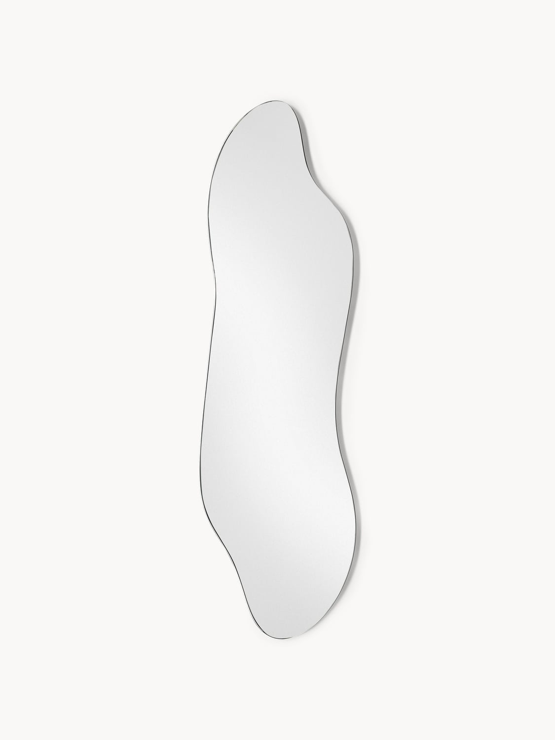 Luisago Frameless Full-Length Wall Mirror in an Organic Shape