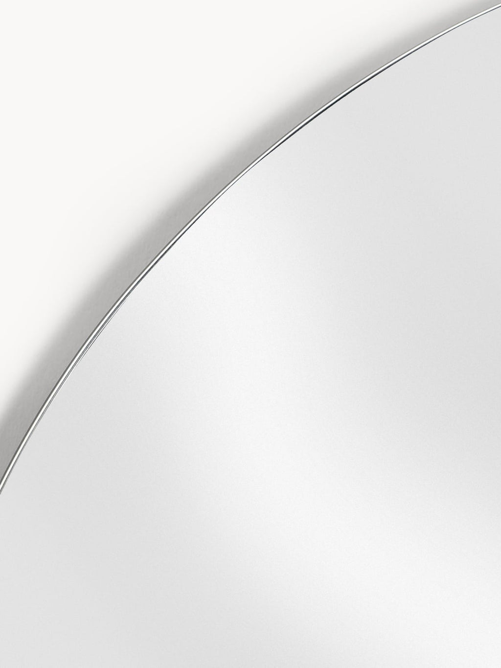 Luisago Frameless Full-Length Wall Mirror in an Organic Shape