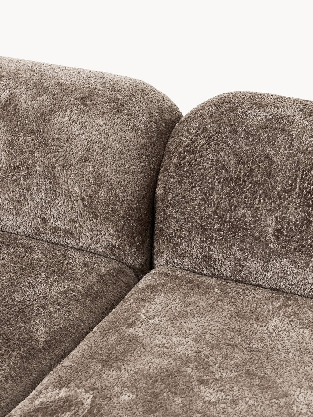 Bellara Modular Teddy Bouclé Corner Sofa (4-seater) with Chaise End