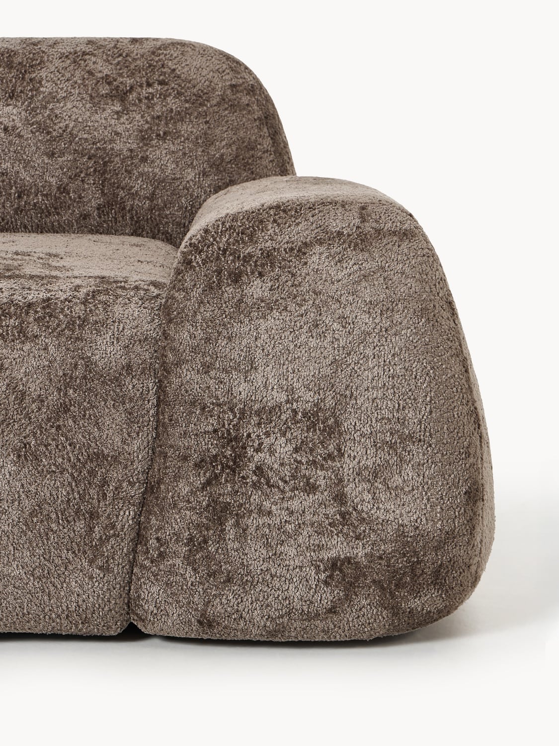 Bellara Modular Teddy Bouclé Corner Sofa (4-seater) with Chaise End