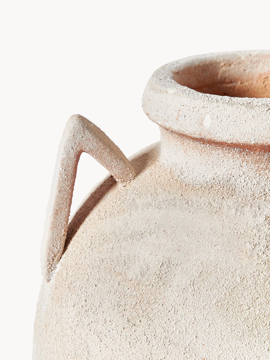 Argegno Floor Vase with Sand Finish, H 70 cm