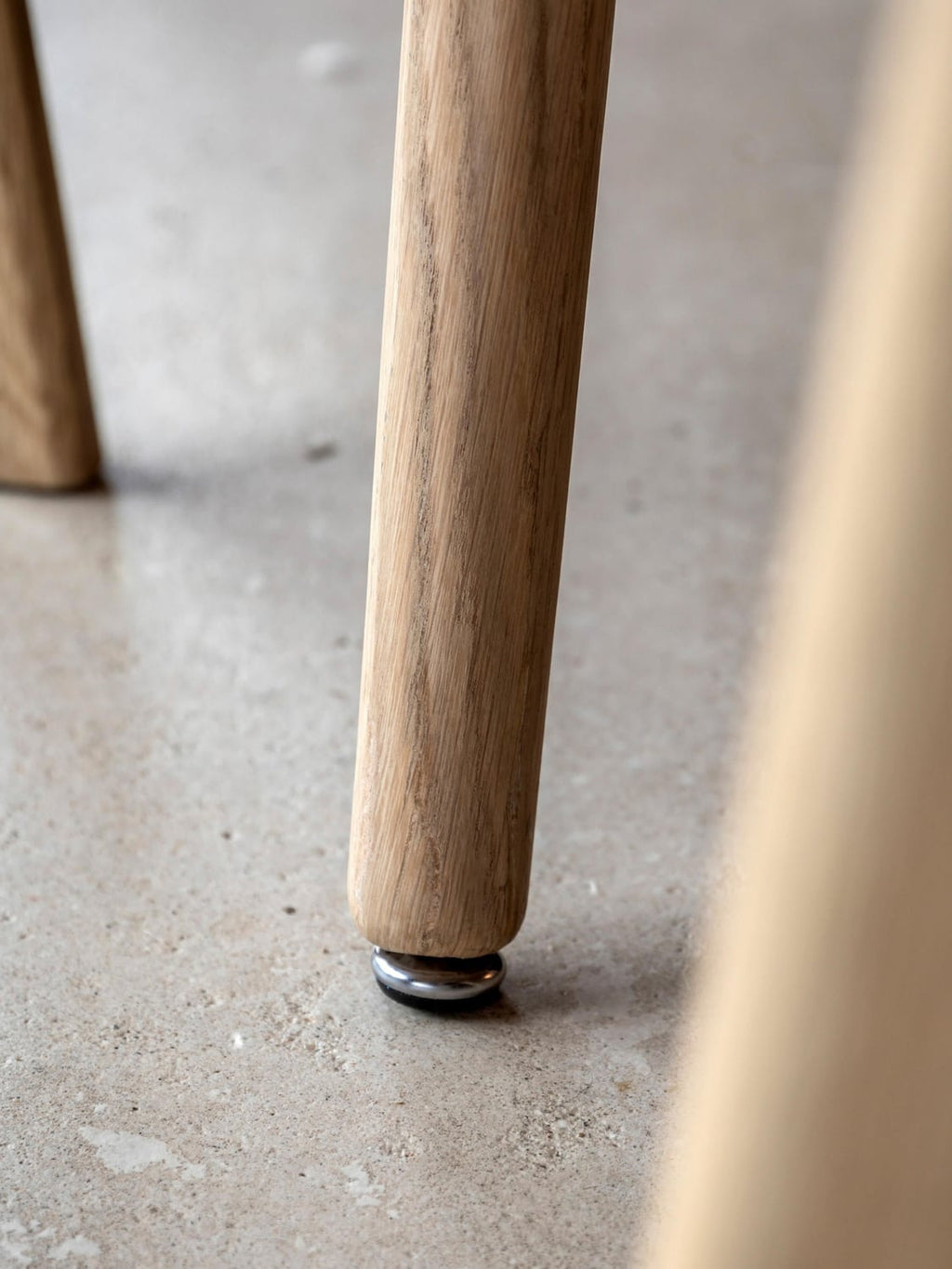Palanzo Round Oak Wood Dining Table, Ø 110 cm