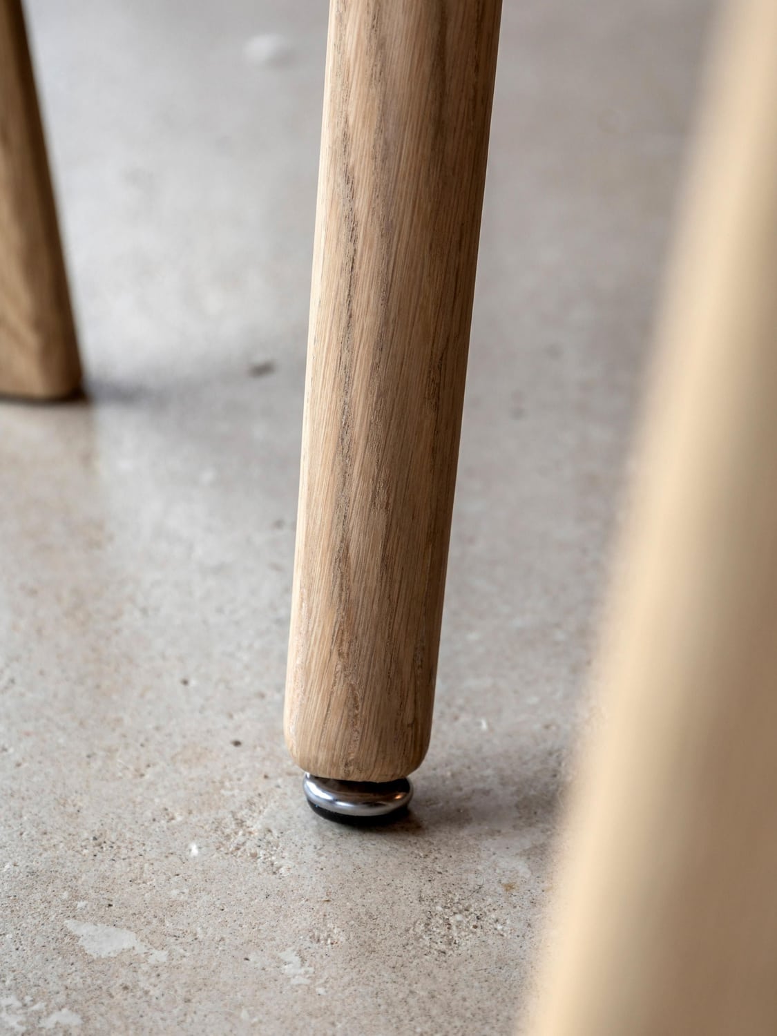 Palanzo Round Oak Wood Dining Table, Ø 110 cm
