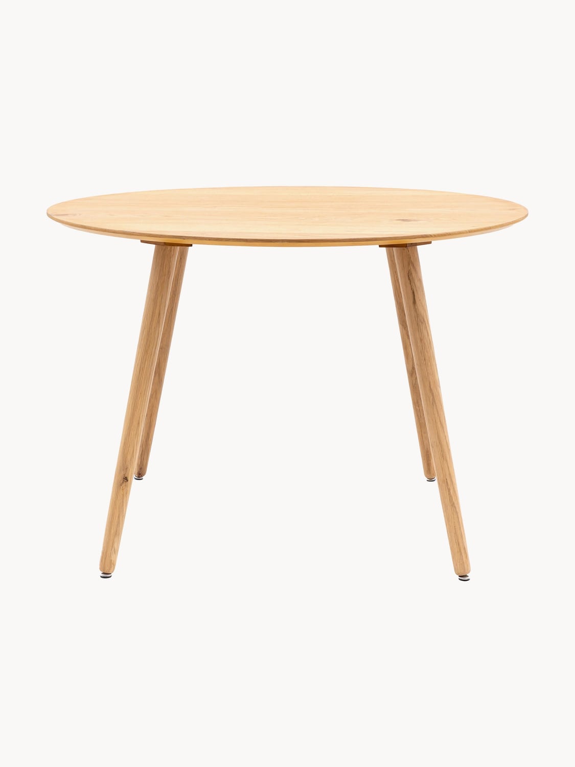 Palanzo Round Oak Wood Dining Table, Ø 110 cm