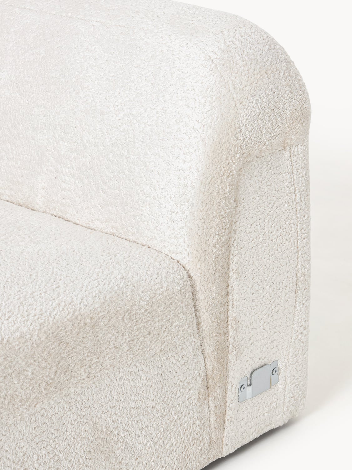 Bellara Round Teddy Bouclé Corner Module
