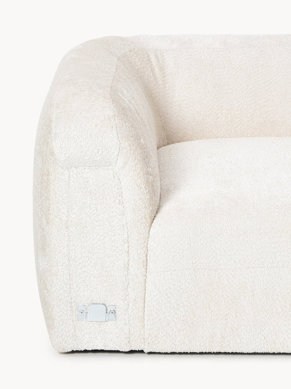 Bellara Round Teddy Bouclé Corner Module