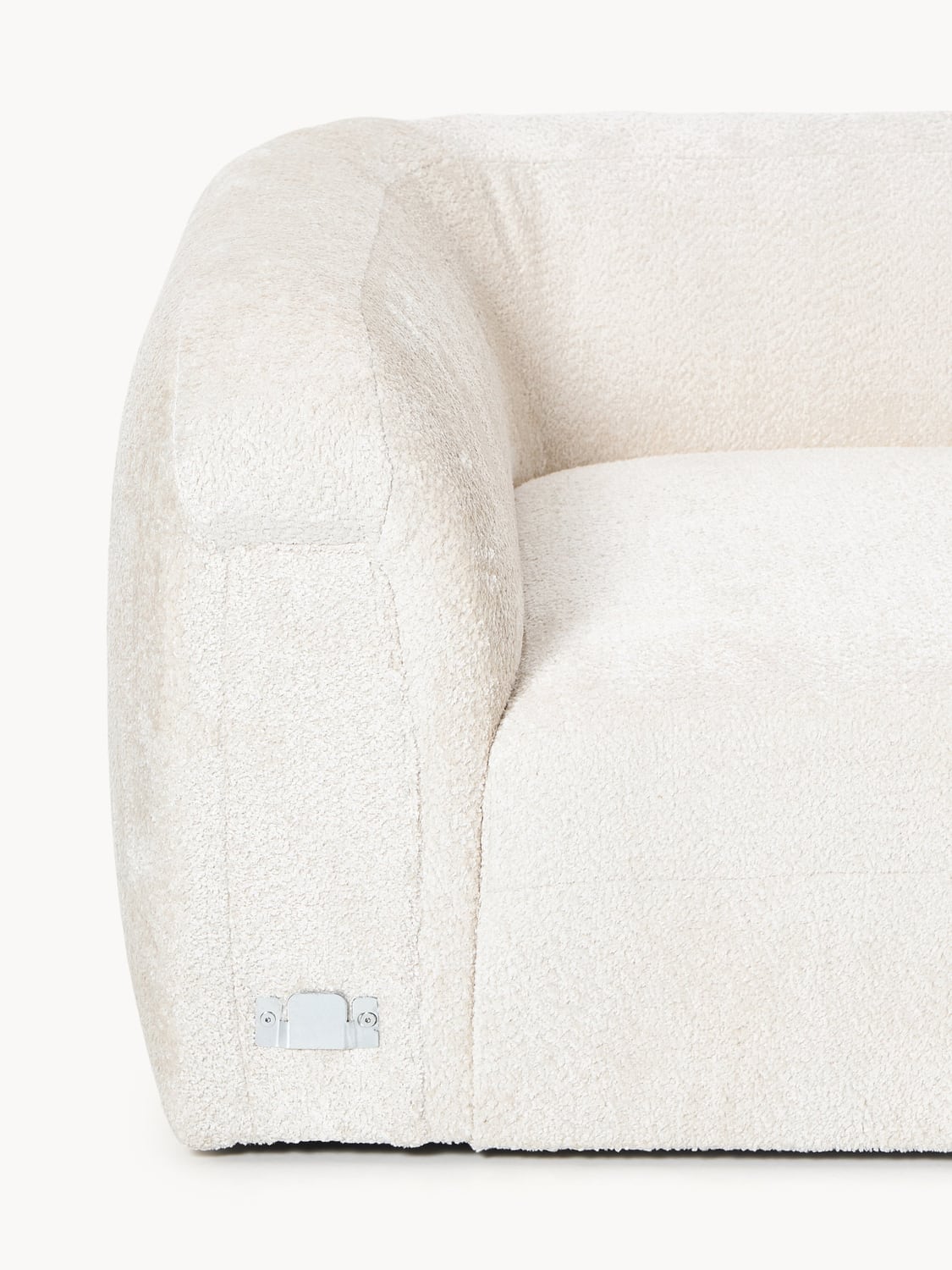 Bellara Round Teddy Bouclé Corner Module