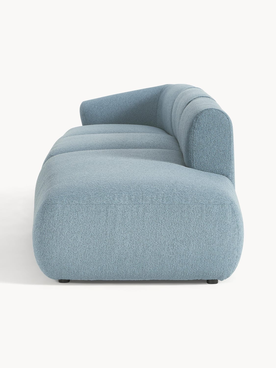 Lavena Modular Bouclé Chaise (4-seater)
