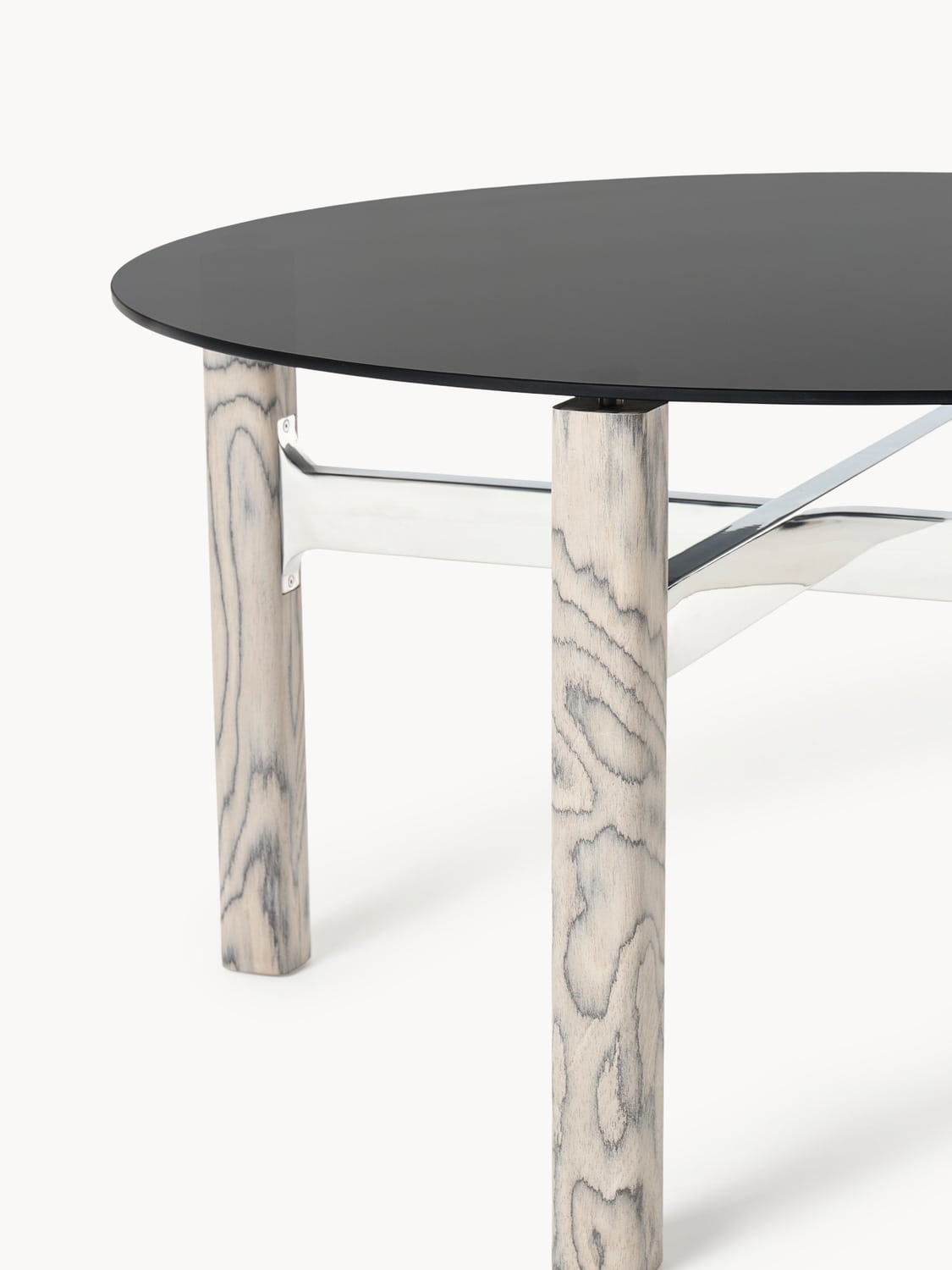 Carlazzo Dining Table with Glass Top — available in several sizes