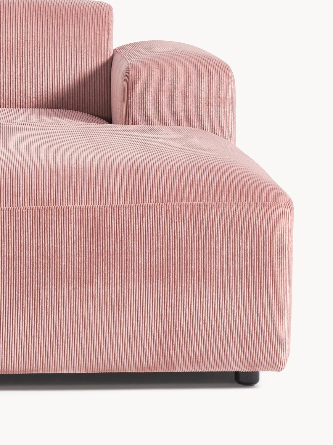 Gravedona Corduroy Corner Sofa (4-seater)