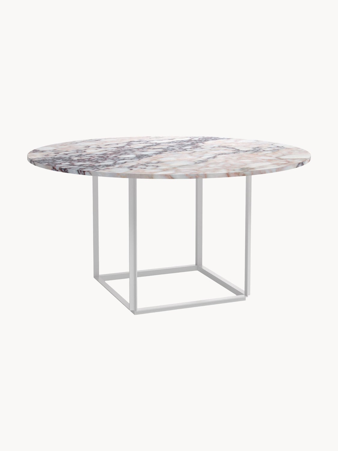 Bellagio Dining Table with Marble Table Top, Ø 145 cm
