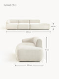 Lavena Modular Ottoman (4-seater)