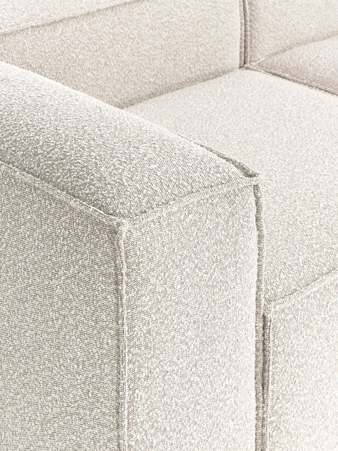 Tavordo Bouclé Modular Corner Sofa (4-seater)