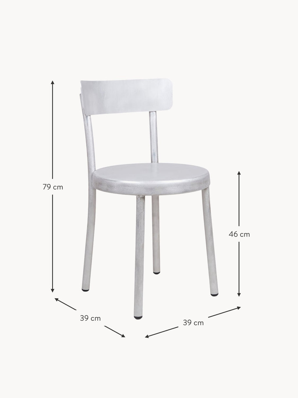 Ronago Metal Dining Dining Chair