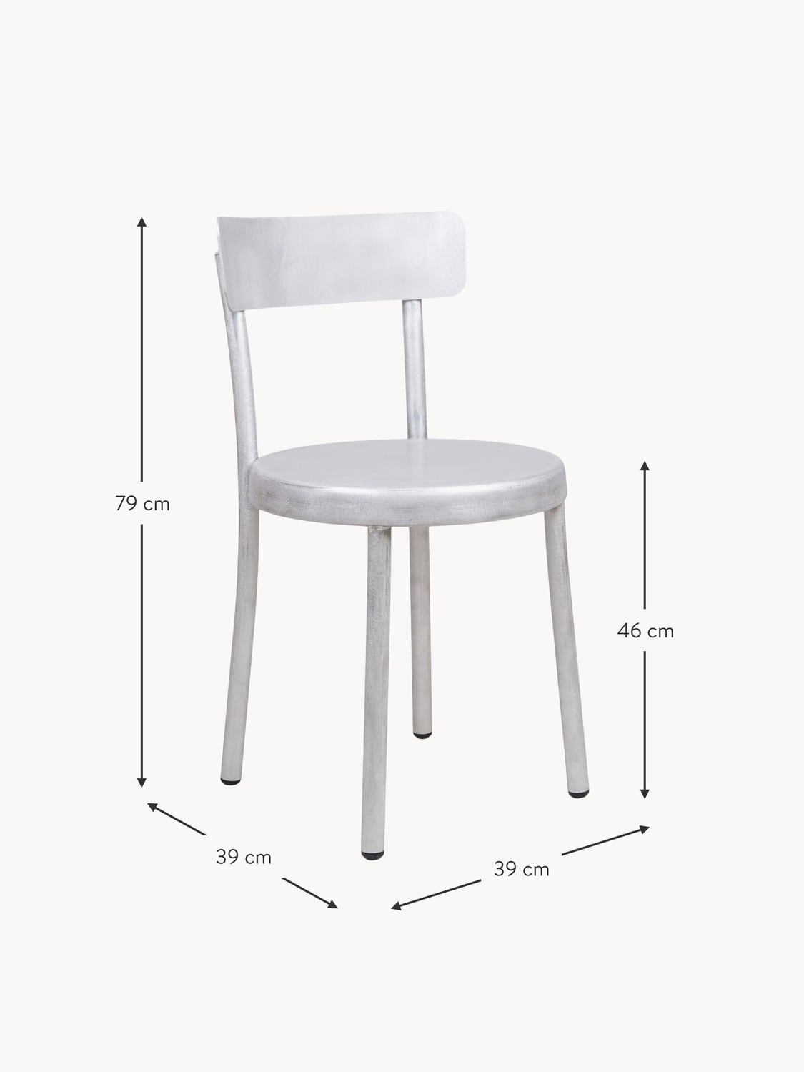 Ronago Metal Dining Dining Chair