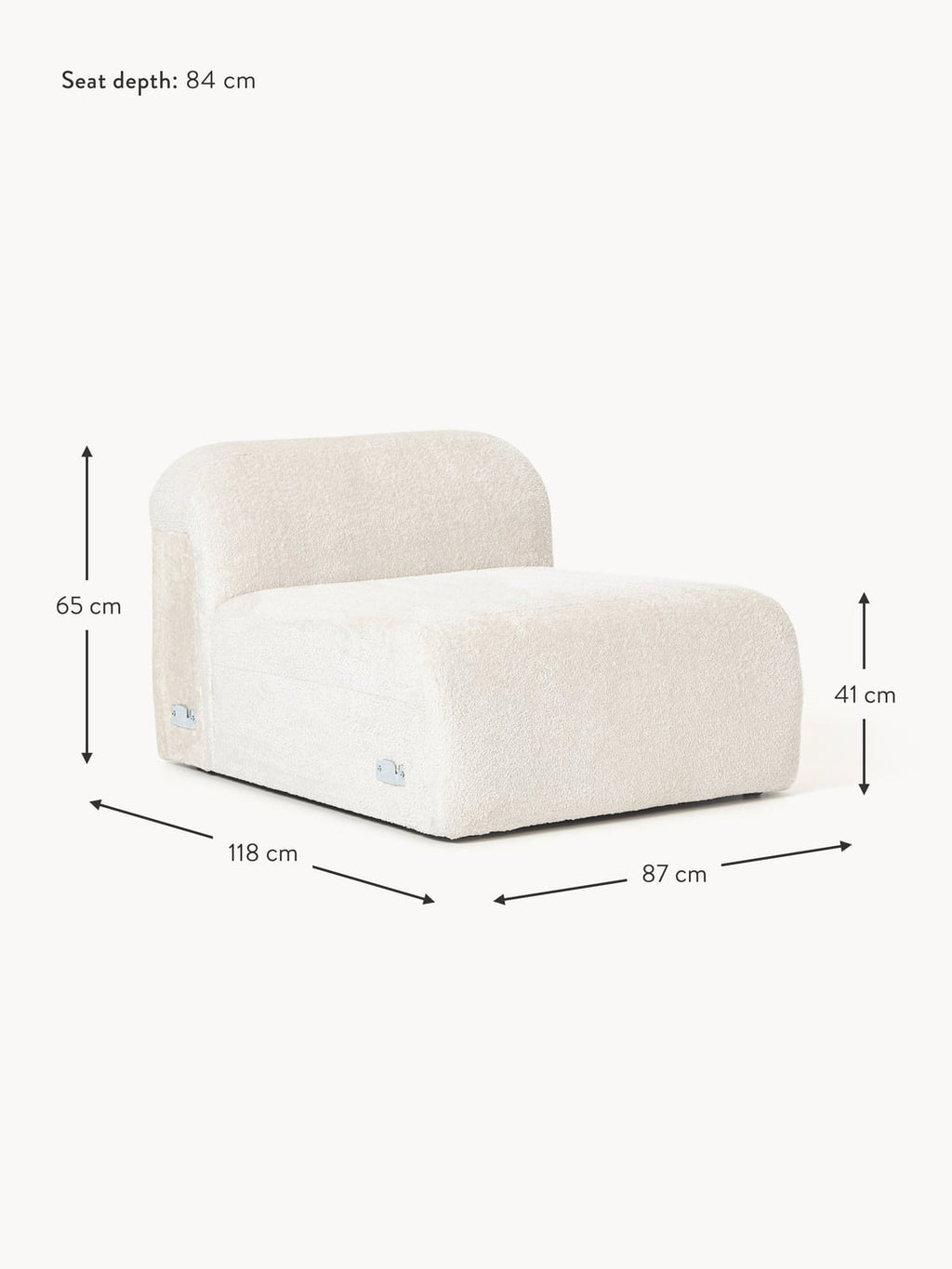 Bellara Teddy-Bouclé Centre Module