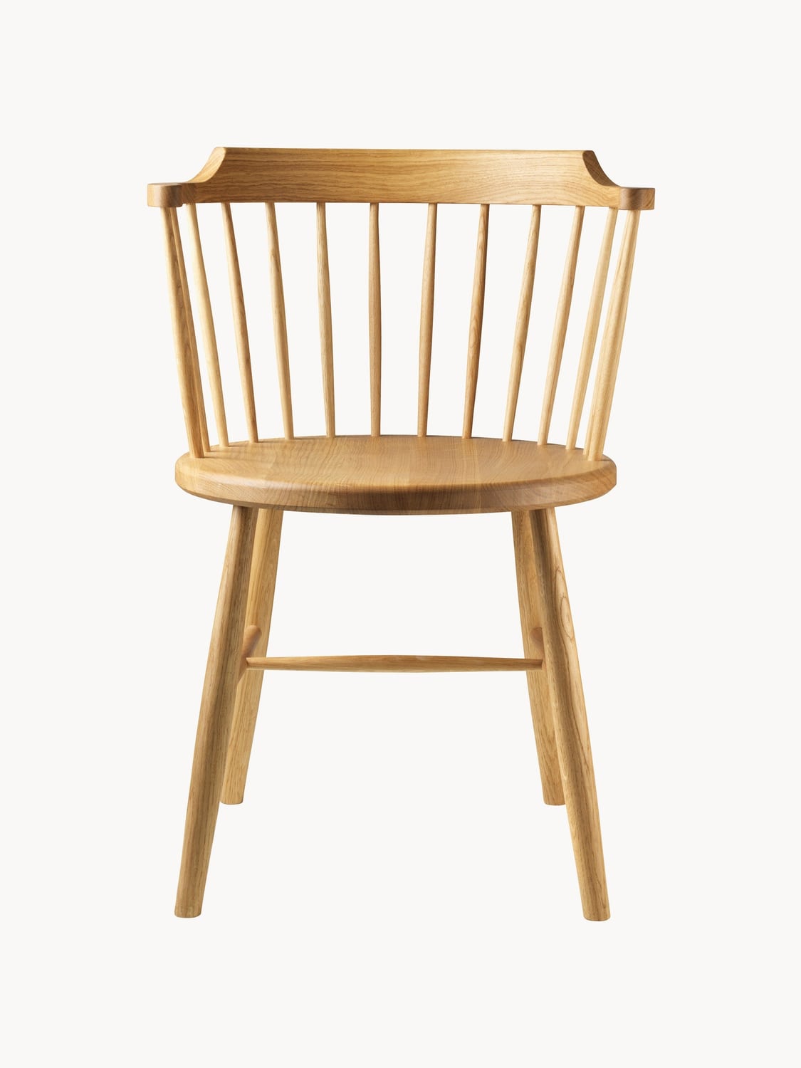 Urbino J18 Handmade Oak Wood Dining Chair with Armrests