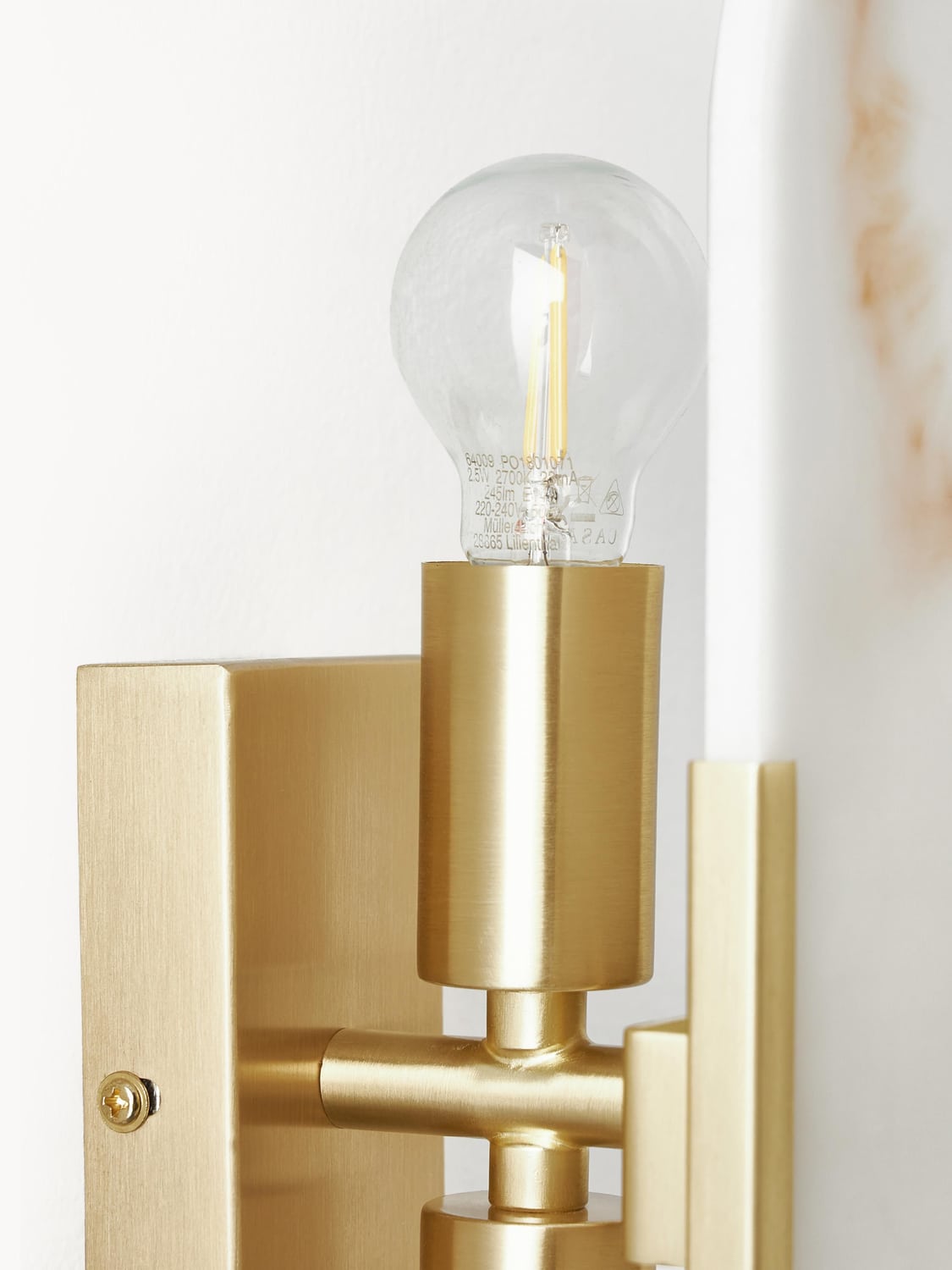 Rodero Marble Effect Wall Lamp