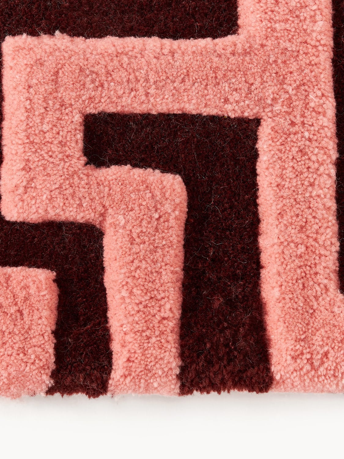 Almenno High-Low Wool Rug, Hand-Tufted