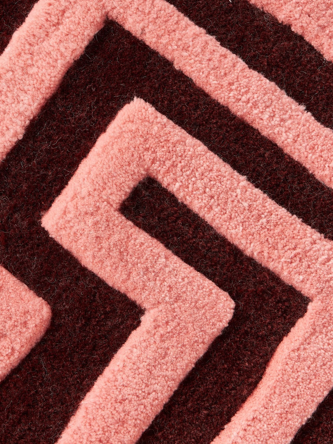 Almenno High-Low Wool Rug, Hand-Tufted