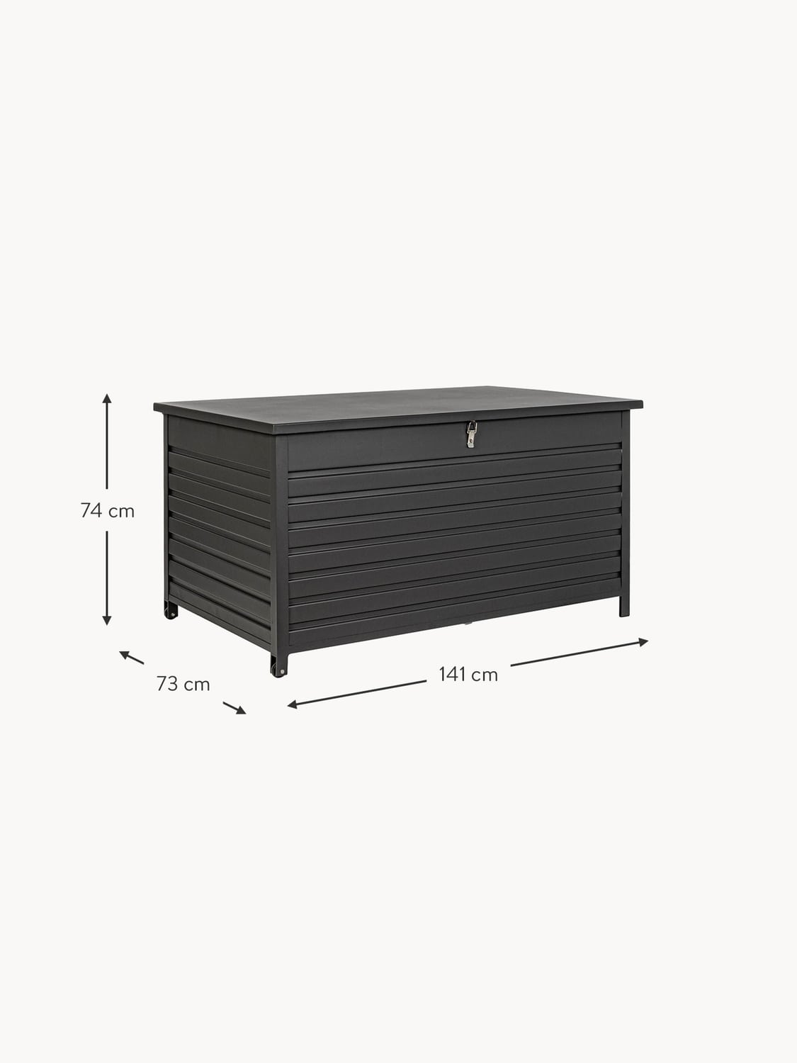 Cabiate Cushion Box with Wheels