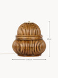 Lurate Small Rattan Floor Lamp
