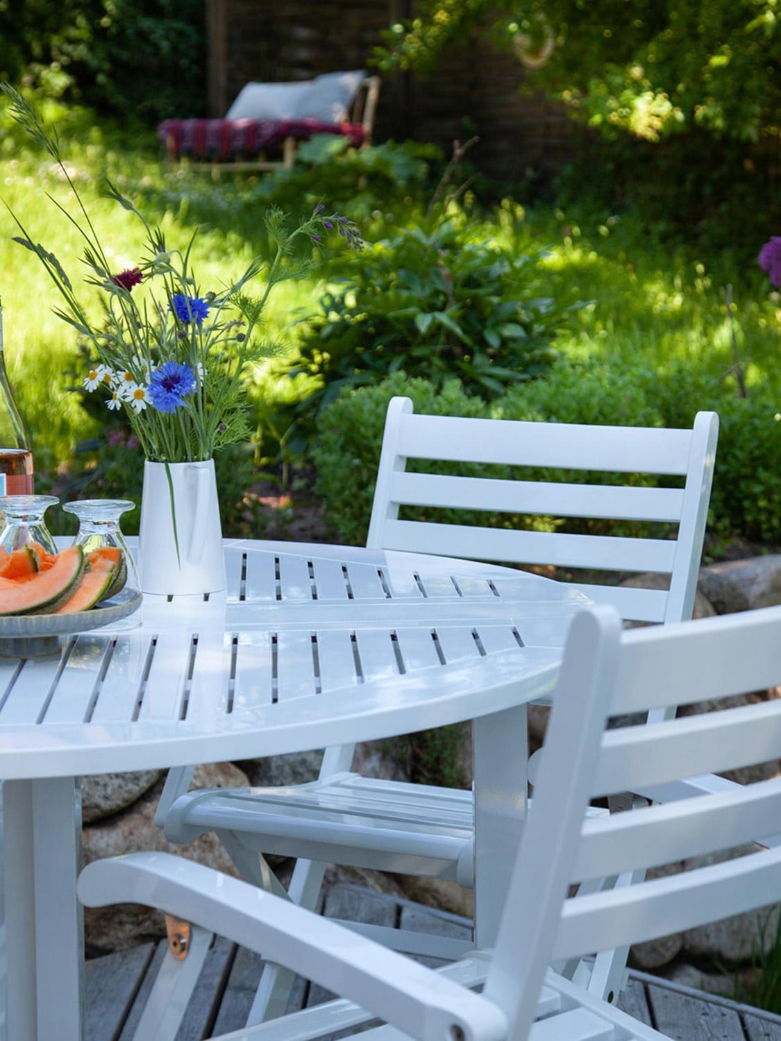 Albogasio Round Folding Garden Table