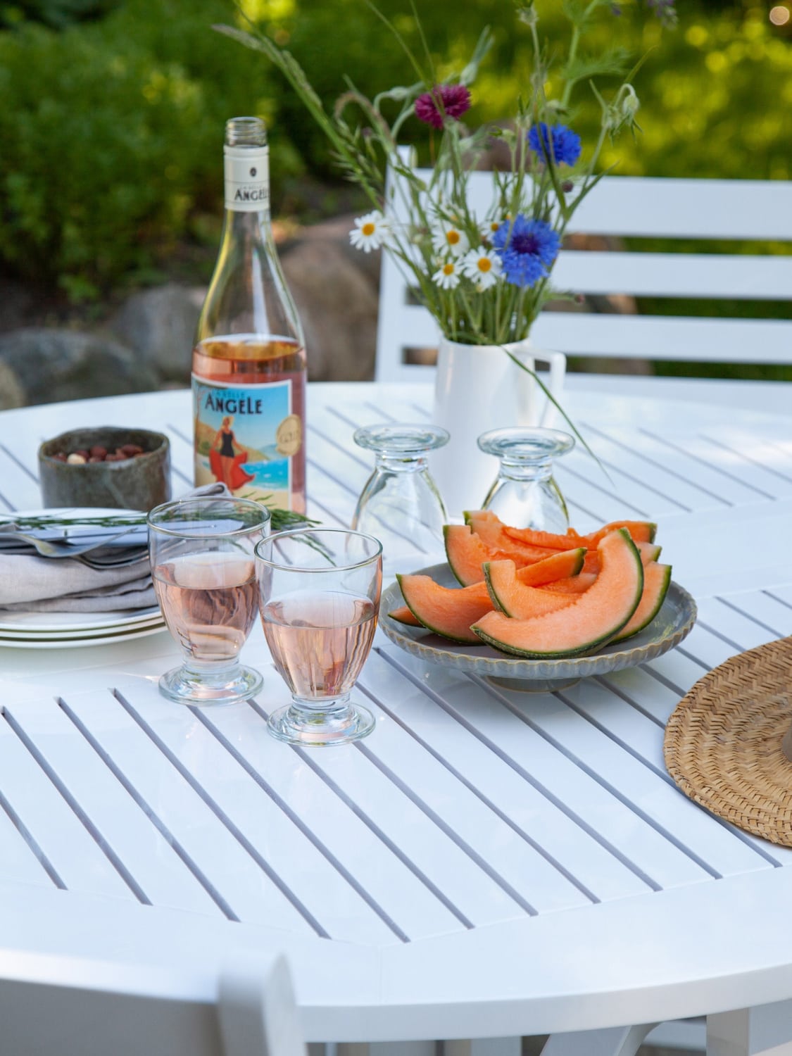 Albogasio Round Folding Garden Table