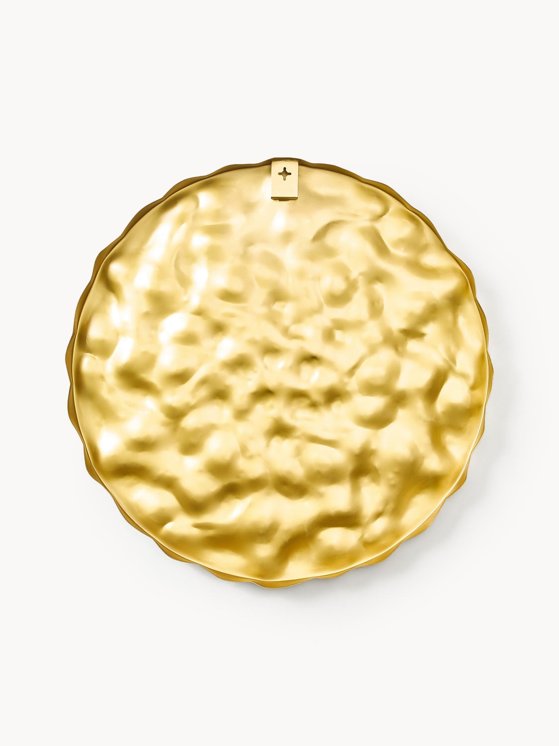 Peglio Wall Object with Hammered Surface, Ø 100 cm