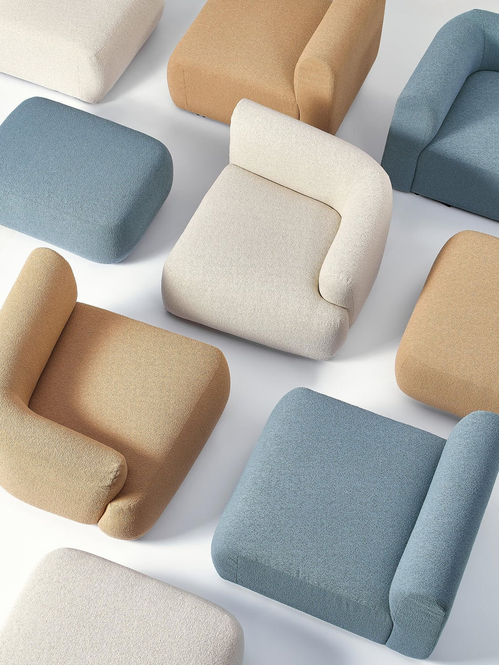 Lavena XL Modular Bouclé Corner Sofa