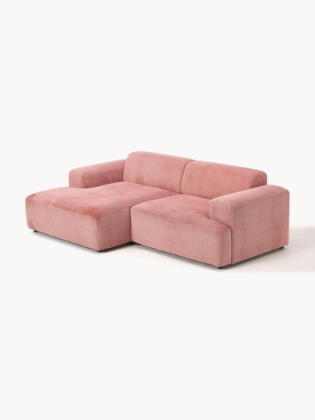 Gravedona Corduroy Corner Sofa (3-seater)