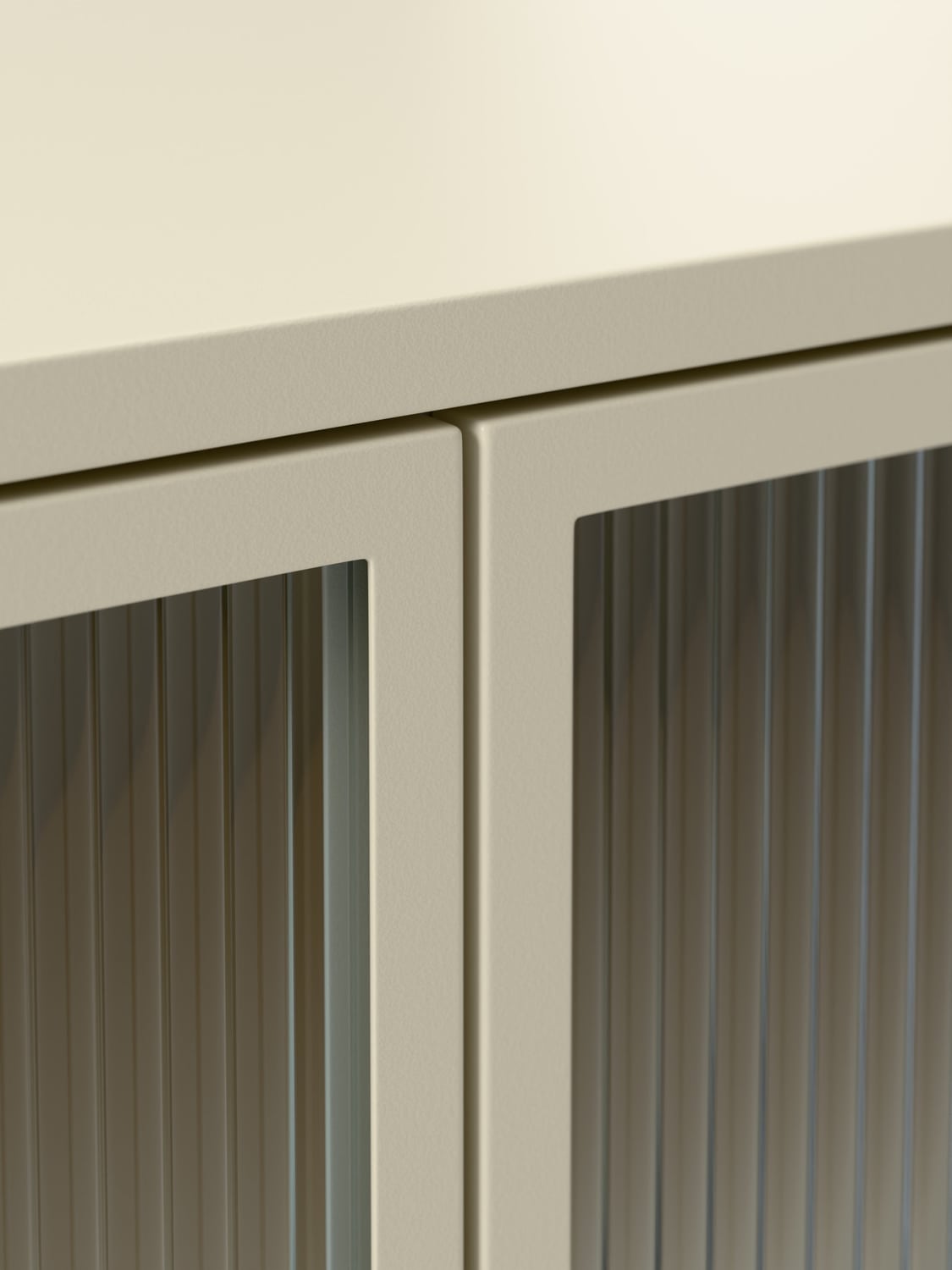 Bellara Metal Sideboard with Glass Front