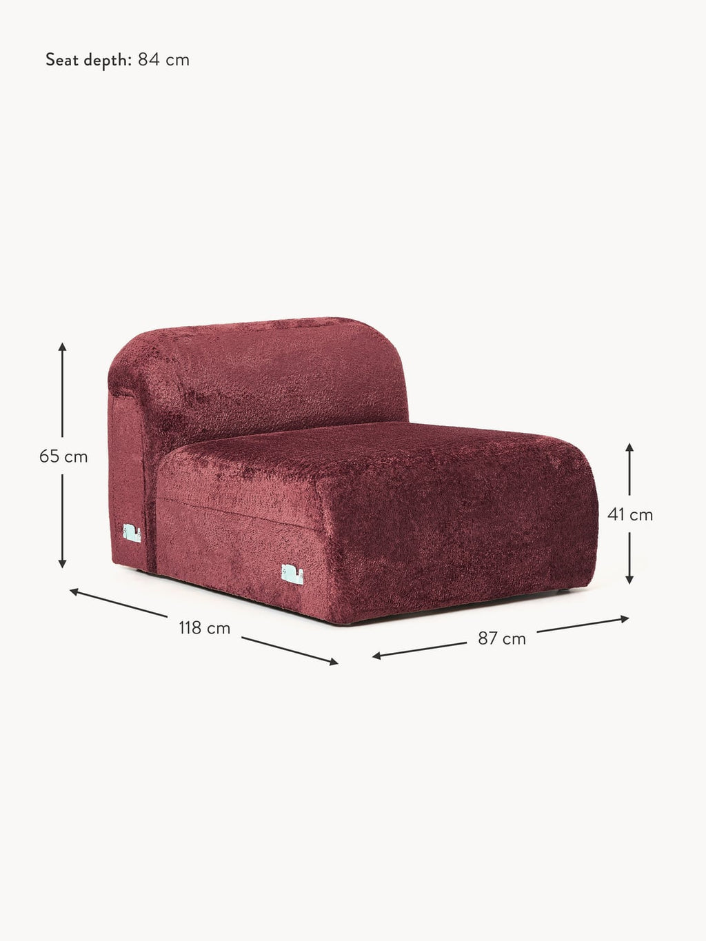 Bellara Teddy Bouclé Centre Module