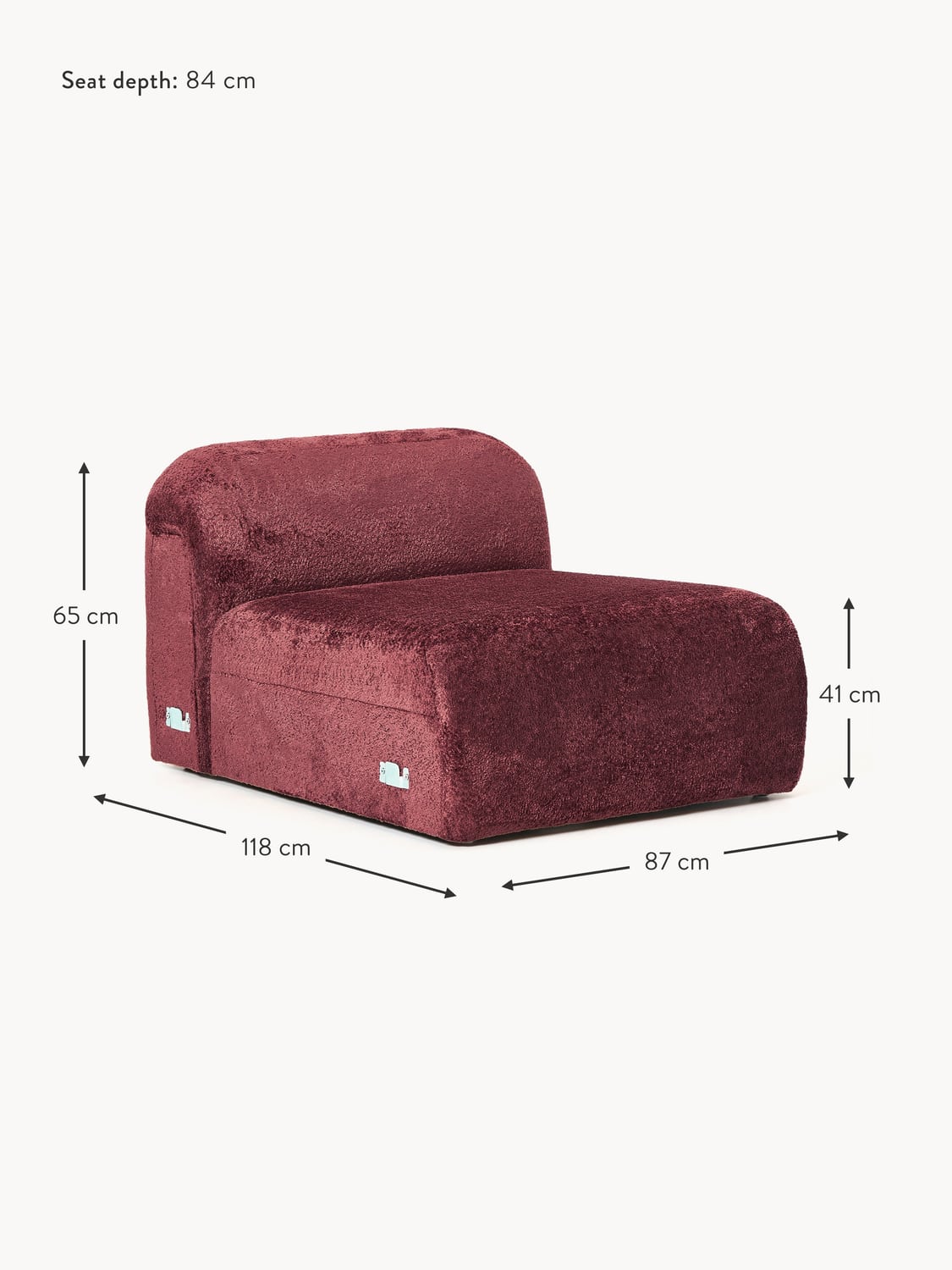 Bellara Teddy Bouclé Centre Module