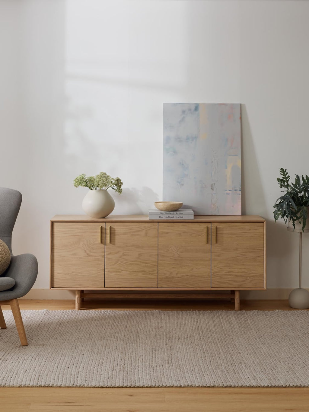 Esino Oak Wood Sideboard
