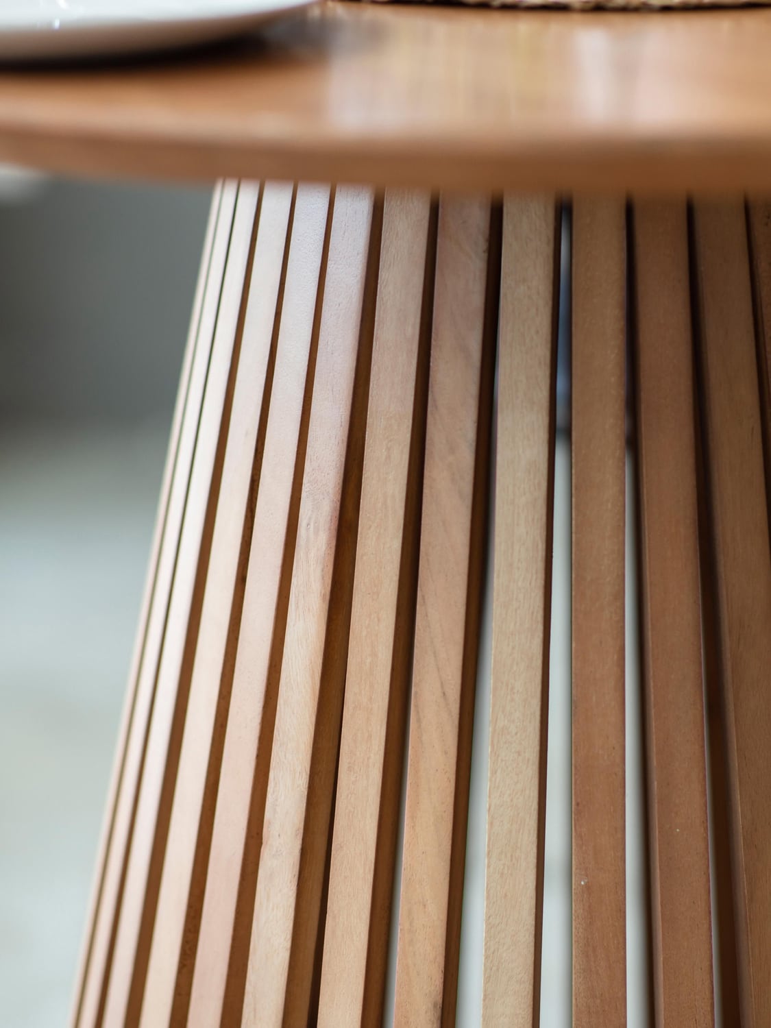 Intragna Round Wooden Dining Table, Ø 90 cm
