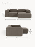 Tavordo Bouclé Modular Corner Sofa (3-seater)