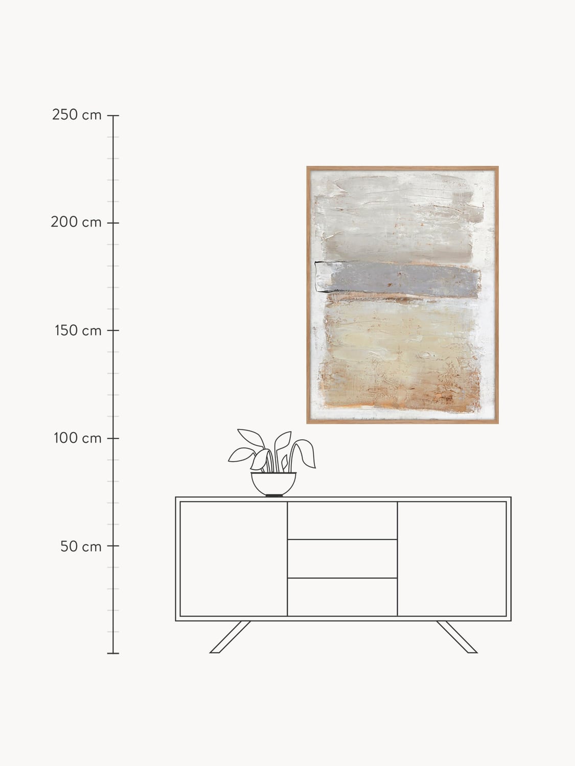 Vertemate Hand-Painted Canvas Art