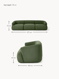 Lavena Modular Bouclé Sofa (4-seater)
